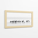Flamencos elegantes vadeando - Joan Gil Raga | Cuadro decorativo de Canvas Lab
