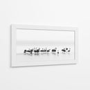 Flamencos elegantes vadeando - Joan Gil Raga | Cuadro decorativo de Canvas Lab