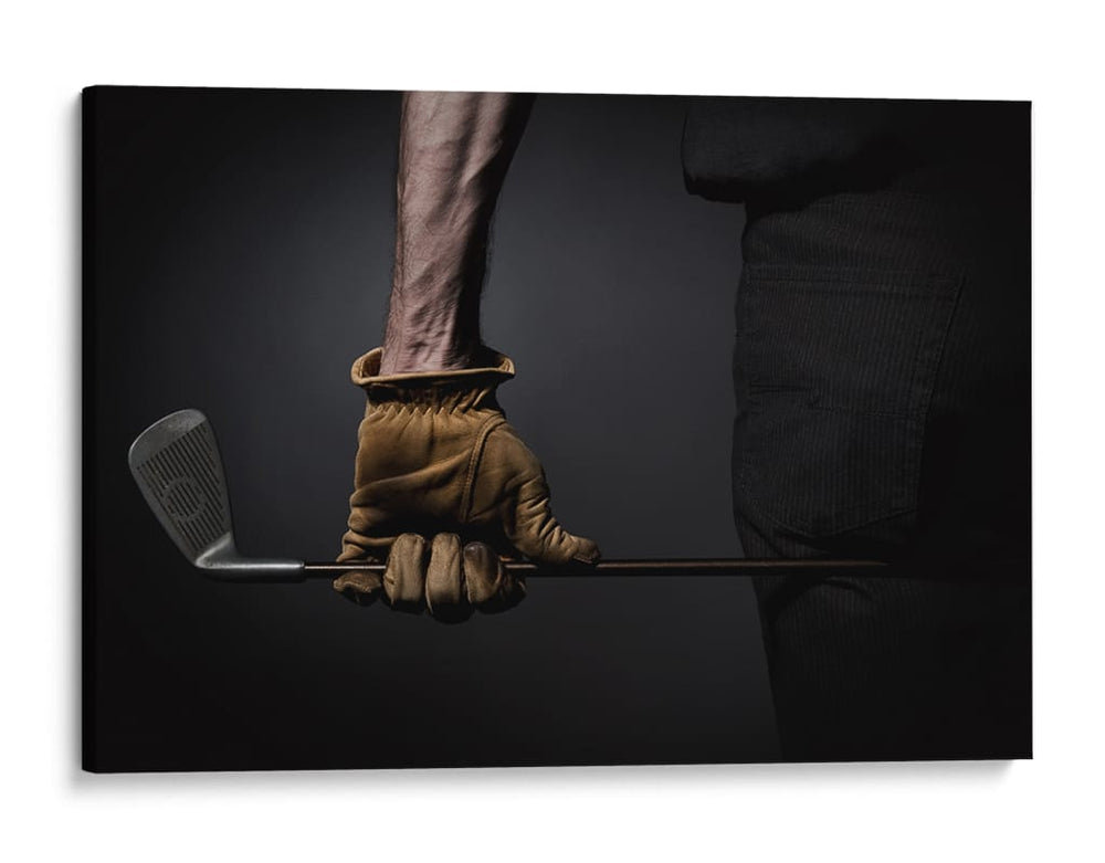 El fuerte agarre del golfista - Jan Scheunders | Cuadro decorativo de Canvas Lab