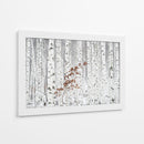 Hojas marrones de abedul en invierno - HAN dong hee | Cuadro decorativo de Canvas Lab