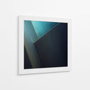 Geometría azul profundo - Gilbert Claes | Cuadro decorativo de Canvas Lab