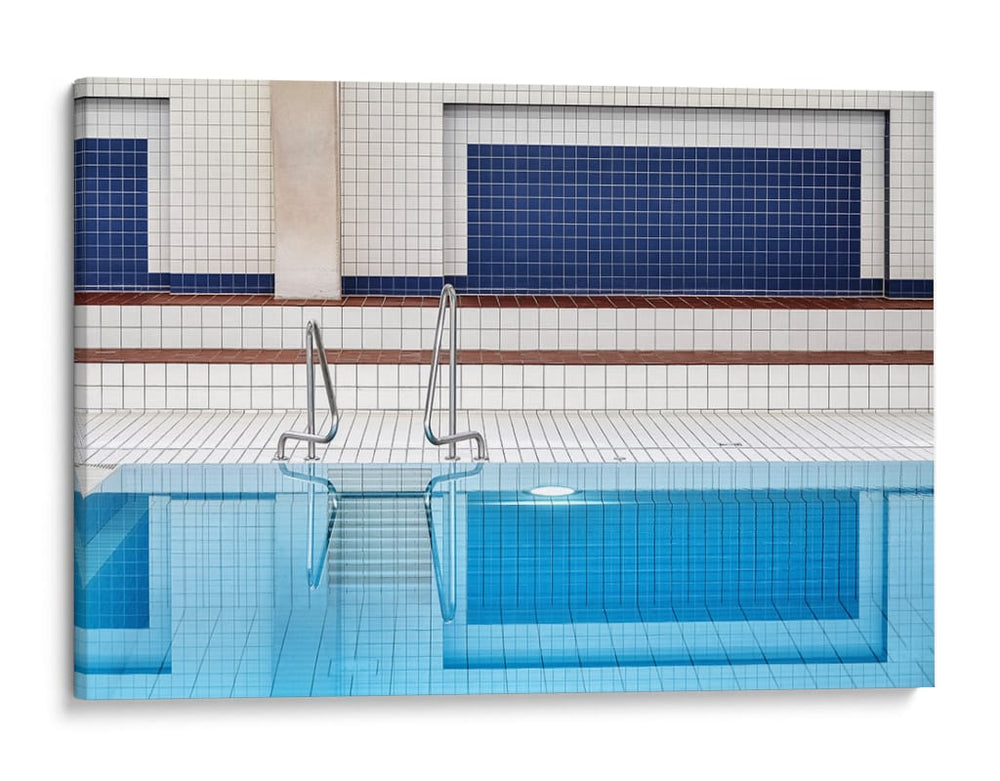 Geometría de la piscina azul - Renate Reichert | Cuadro decorativo de Canvas Lab