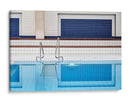 Geometría de la piscina azul - Renate Reichert | Cuadro decorativo de Canvas Lab