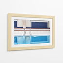 Geometría de la piscina azul - Renate Reichert | Cuadro decorativo de Canvas Lab