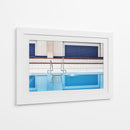 Geometría de la piscina azul - Renate Reichert | Cuadro decorativo de Canvas Lab