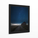 Granero bajo la noche estrellada - Mika Suutari | Cuadro decorativo de Canvas Lab