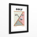 Geometría moderna del golf - Rafal Kulik | Cuadro decorativo de Canvas Lab