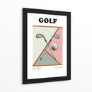 Geometría moderna del golf - Rafal Kulik | Cuadro decorativo de Canvas Lab