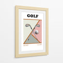 Geometría moderna del golf - Rafal Kulik | Cuadro decorativo de Canvas Lab