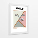 Geometría moderna del golf - Rafal Kulik | Cuadro decorativo de Canvas Lab