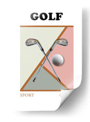 Geometría moderna del golf - Rafal Kulik | Cuadro decorativo de Canvas Lab