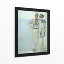 Hombre y mujer con ropa deportiva (1913) - Edward Penfield | Cuadro decorativo de Canvas Lab