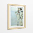 Hombre y mujer con ropa deportiva (1913) - Edward Penfield | Cuadro decorativo de Canvas Lab