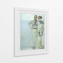 Hombre y mujer con ropa deportiva (1913) - Edward Penfield | Cuadro decorativo de Canvas Lab