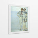 Hombre y mujer con ropa deportiva (1913) - Edward Penfield | Cuadro decorativo de Canvas Lab