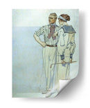 Hombre y mujer con ropa deportiva (1913) - Edward Penfield | Cuadro decorativo de Canvas Lab