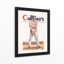 Golf en Collier’s (1908) Hombre de época - Edward Penfield | Cuadro decorativo de Canvas Lab