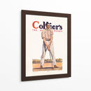 Golf en Collier’s (1908) Hombre de época - Edward Penfield | Cuadro decorativo de Canvas Lab
