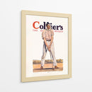 Golf en Collier’s (1908) Hombre de época - Edward Penfield | Cuadro decorativo de Canvas Lab