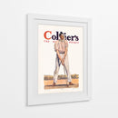 Golf en Collier’s (1908) Hombre de época - Edward Penfield | Cuadro decorativo de Canvas Lab