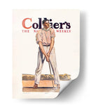 Golf en Collier’s (1908) Hombre de época - Edward Penfield | Cuadro decorativo de Canvas Lab