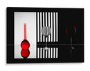 Ilusión óptica de cristal rojo - Doris Reindl | Cuadro decorativo de Canvas Lab