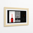 Ilusión óptica de cristal rojo - Doris Reindl | Cuadro decorativo de Canvas Lab