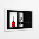 Ilusión óptica de cristal rojo - Doris Reindl | Cuadro decorativo de Canvas Lab