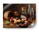 Ingredientes para una cocina rústica - Luiz Laercio | Cuadro decorativo de Canvas Lab
