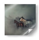 Misteriosa manada de caballos - Huseyin Taşkın | Cuadro decorativo de Canvas Lab