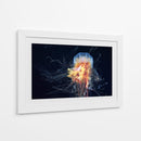 Medusas vibrantes de las profundidades marinas - Alexander Semenov | Cuadro decorativo de Canvas Lab