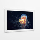 Medusas vibrantes de las profundidades marinas - Alexander Semenov | Cuadro decorativo de Canvas Lab