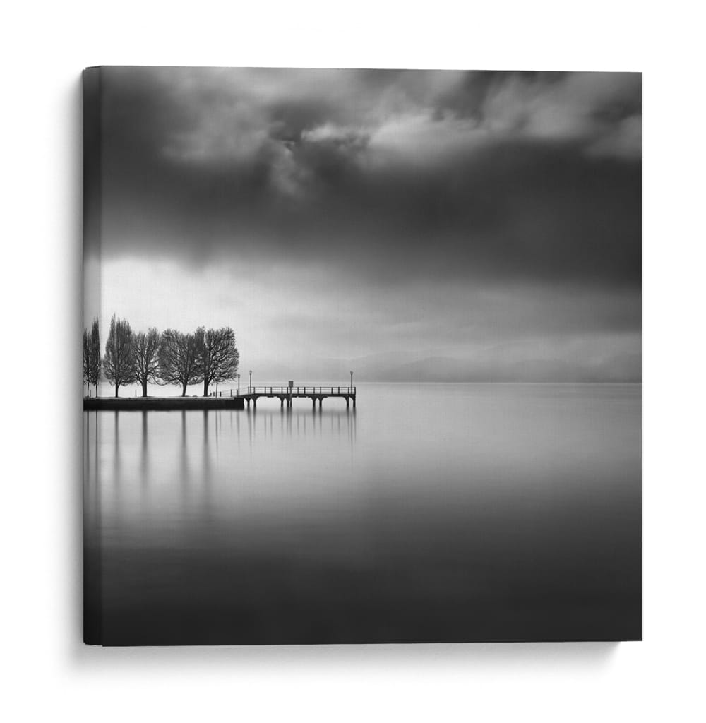 Muelle del lago sereno - George Digalakis | Cuadro decorativo de Canvas Lab