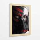 Ojos pintados de rojo - Tim Paza May | Cuadro decorativo de Canvas Lab
