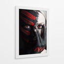 Ojos pintados de rojo - Tim Paza May | Cuadro decorativo de Canvas Lab