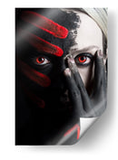 Ojos pintados de rojo - Tim Paza May | Cuadro decorativo de Canvas Lab