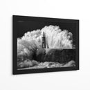 Olas de tormenta en el faro - Alejandro Garcia Bernardo | Cuadro decorativo de Canvas Lab