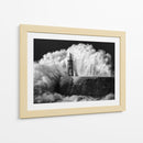Olas de tormenta en el faro - Alejandro Garcia Bernardo | Cuadro decorativo de Canvas Lab