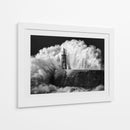 Olas de tormenta en el faro - Alejandro Garcia Bernardo | Cuadro decorativo de Canvas Lab