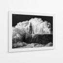 Olas de tormenta en el faro - Alejandro Garcia Bernardo | Cuadro decorativo de Canvas Lab