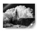 Olas de tormenta en el faro - Alejandro Garcia Bernardo | Cuadro decorativo de Canvas Lab