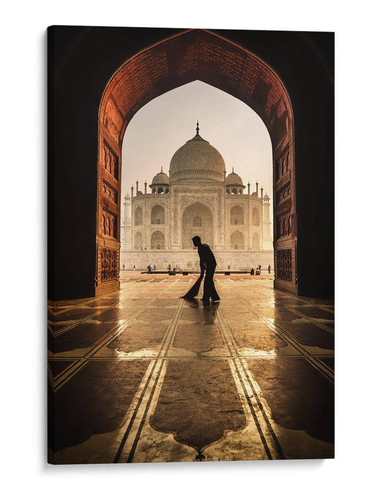 Luz matutina del Taj Mahal - Pavol Stranak | Cuadro decorativo de Canvas Lab