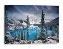 Montañas azules de invierno - Trevor Cole | Cuadro decorativo de Canvas Lab