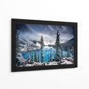 Montañas azules de invierno - Trevor Cole | Cuadro decorativo de Canvas Lab