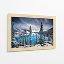 Montañas azules de invierno - Trevor Cole | Cuadro decorativo de Canvas Lab