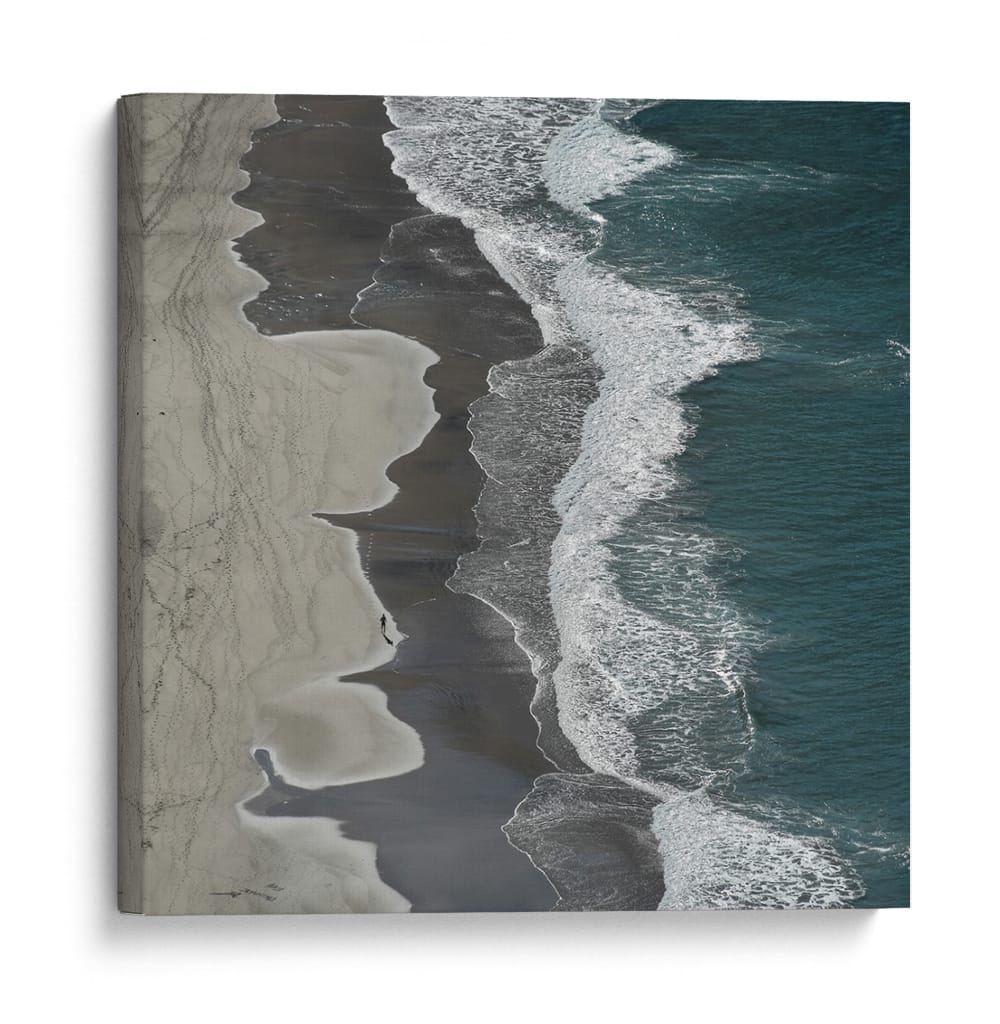 Paseo tranquilo por la playa - Lex Molenaar | Cuadro decorativo de Canvas Lab