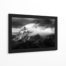 Majestuosas montañas nubosas - Sebastien Cheminade | Cuadro decorativo de Canvas Lab
