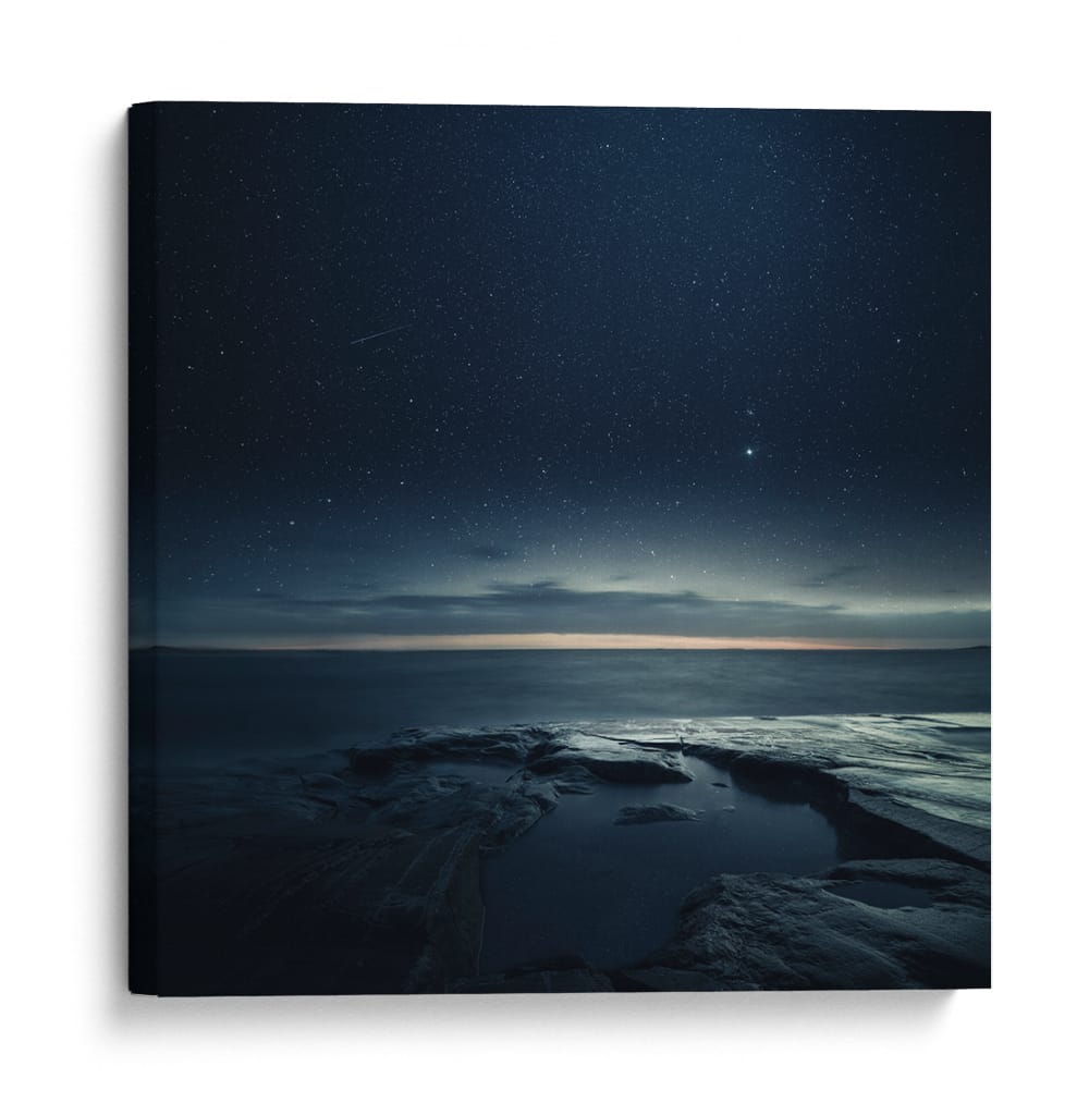 Océano noche estrellada - Mika Suutari | Cuadro decorativo de Canvas Lab