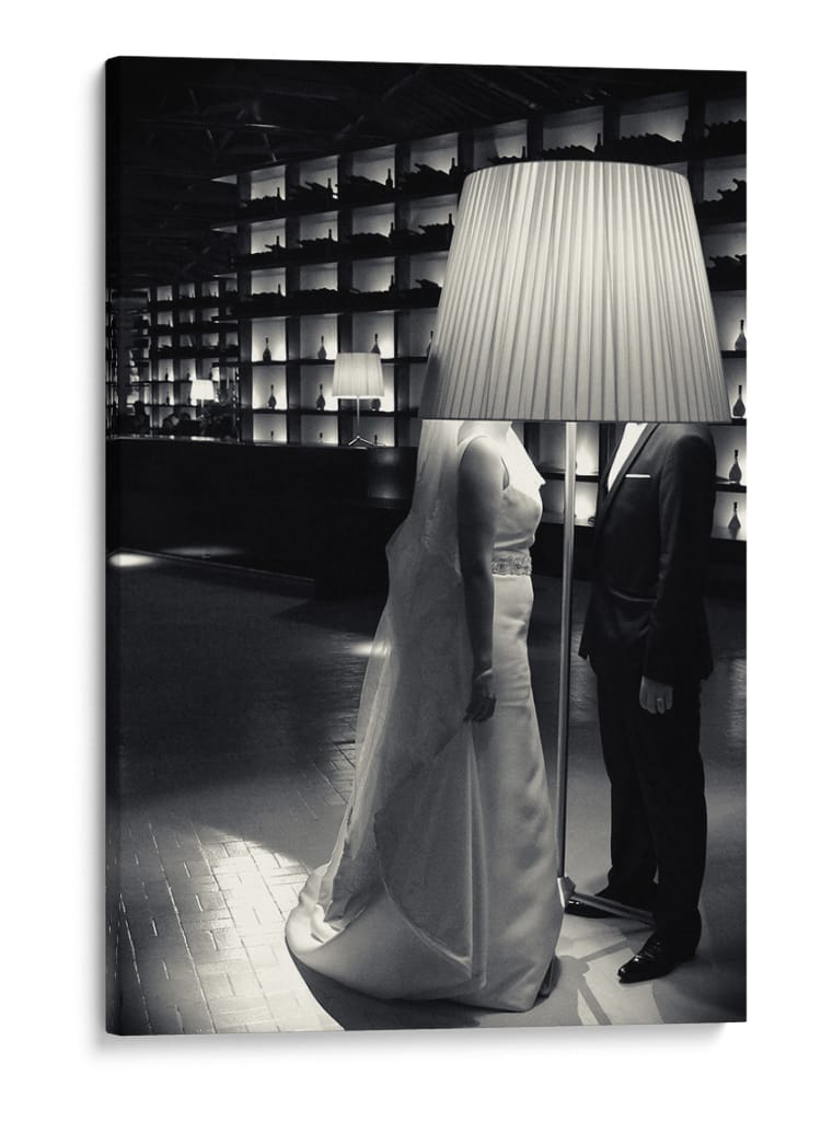 Lámpara romántica para bodas - Rockas Kane | Cuadro decorativo de Canvas Lab