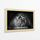Poderosos hipopótamos emergen - Gorazd Golob | Cuadro decorativo de Canvas Lab